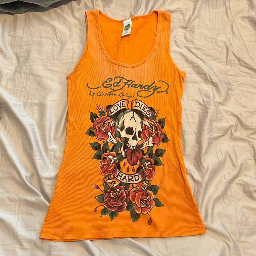 Slightly used Ed Hardy women’s tank top